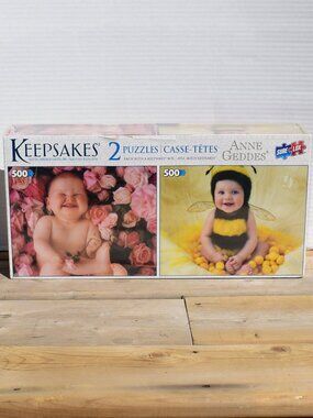 2x Puzzles 500pc Sure Lox 2019 Anne Geddes Unopened  New Sealed